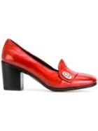 Alberto Fasciani Block Heel Pumps - Red