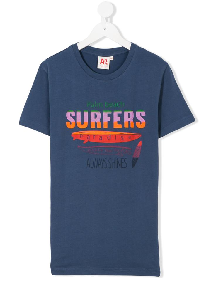American Outfitters Kids Surfers Paradise T-shirt - Blue