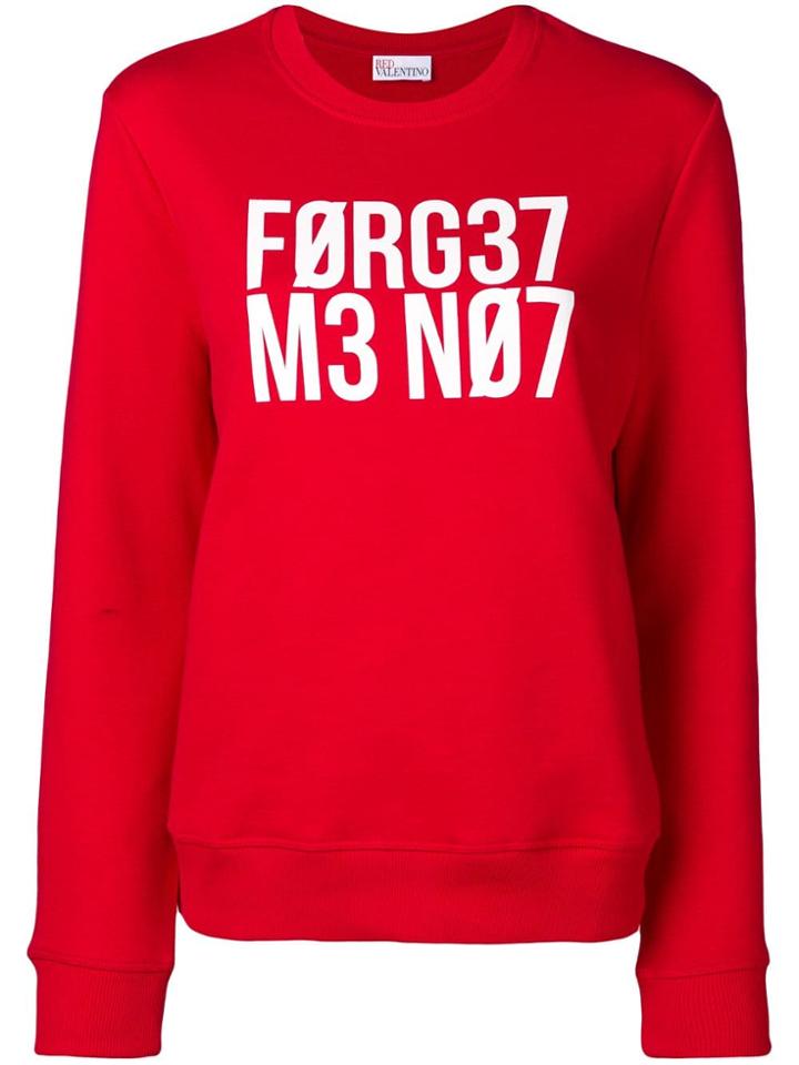 Red Valentino F0rg37 M3 N07 Sweatshirt