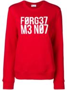 Red Valentino F0rg37 M3 N07 Sweatshirt