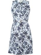 Michael Michael Kors Floral Print Belted Dress