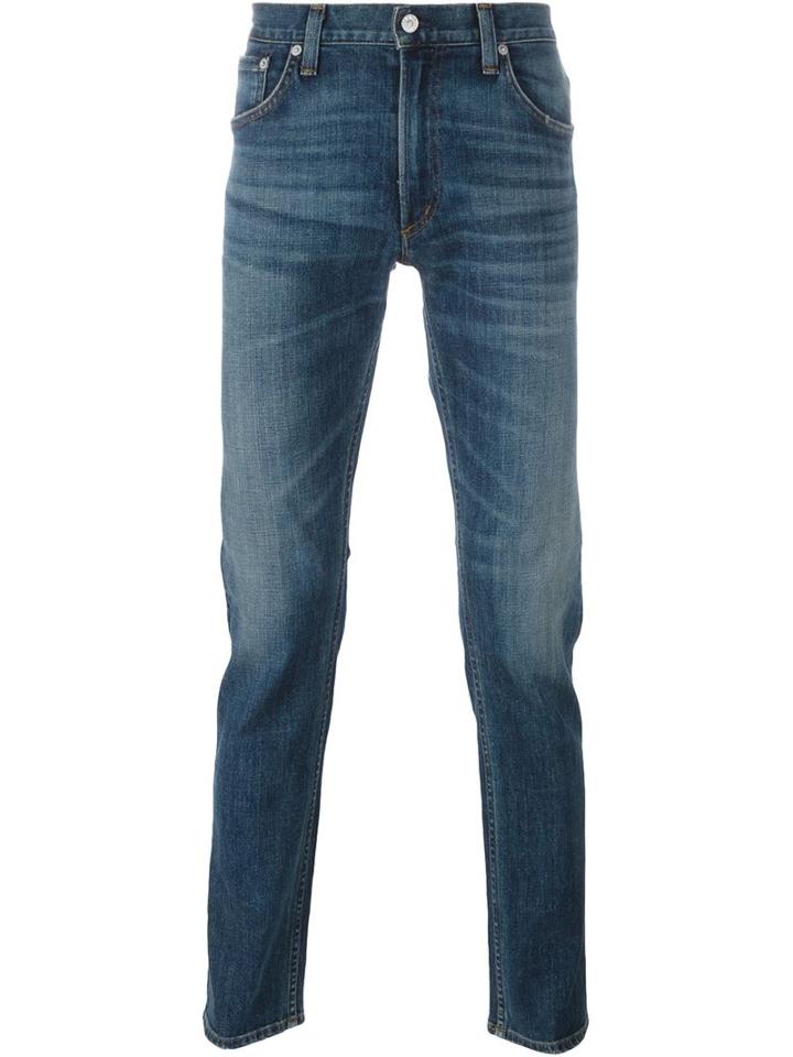 Citizens Of Humanity Straight Leg Jeans, Men's, Size: 30, Blue, Cotton/polyurethane