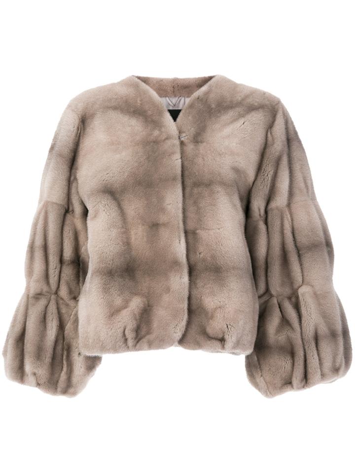 Liska Bell Sleeve Coat - Nude & Neutrals