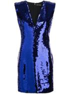 Versace Sequin Mini Dress - Blue