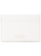 Smythson Snap Button Wallet - White