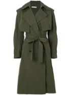 Vince Oversized Trench Coat - Green