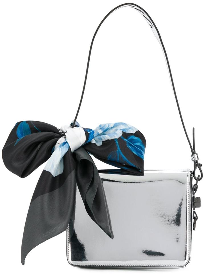 Off-white Mirror Crossbody Bag - Grey