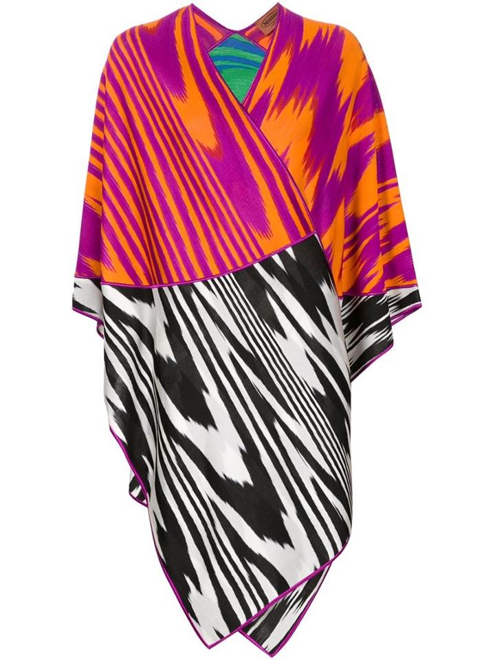 Missoni Patterned Poncho