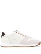 Boss Hugo Boss Running-inspired Suede Trainers - Neutrals