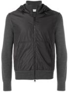 Moncler Contrast Front Hoodie - Grey