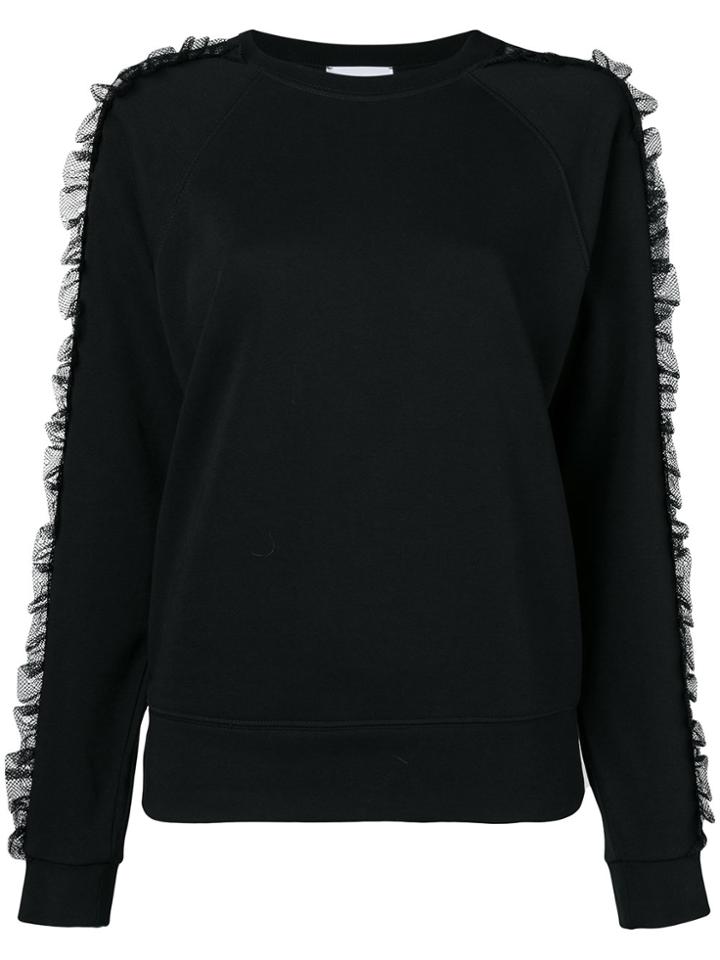 Dondup Ruffle Trim Sweatshirt - Black