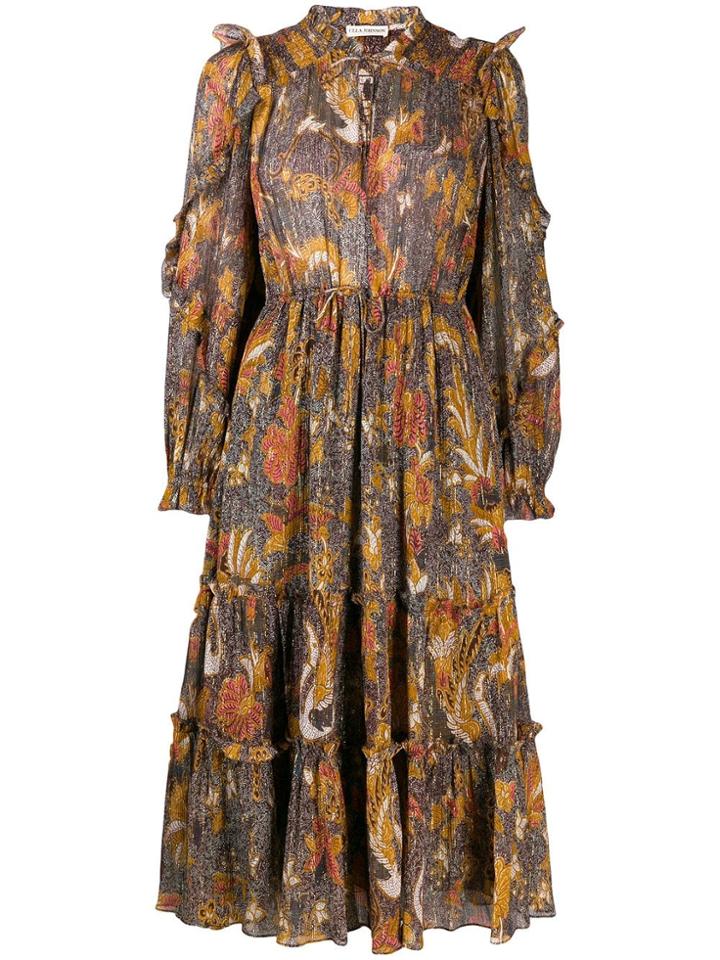 Ulla Johnson Paola Midi Dress - Neutrals