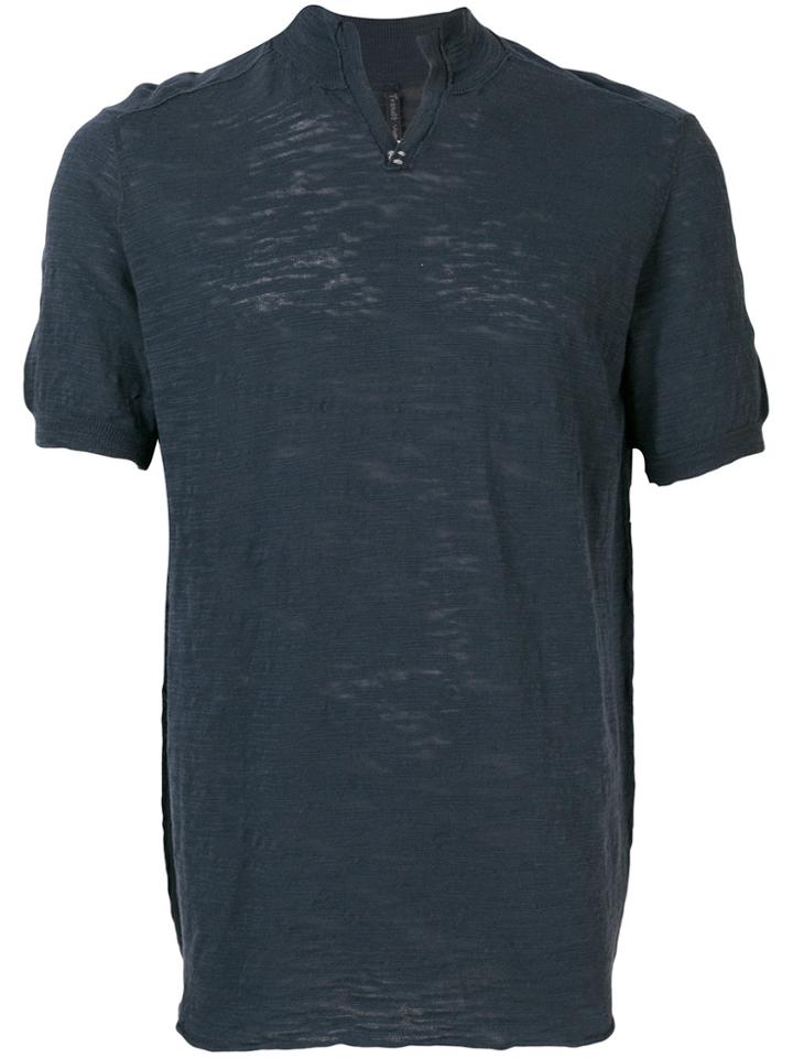 Transit Knitted T-shirt - Blue