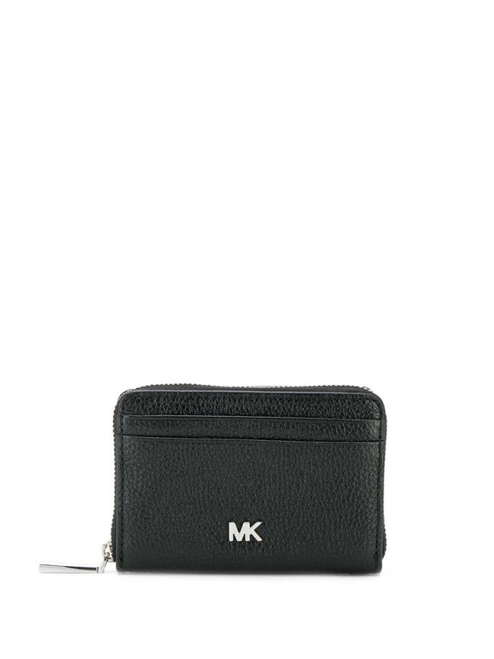 Michael Michael Kors Small Zip-around Wallet - Black