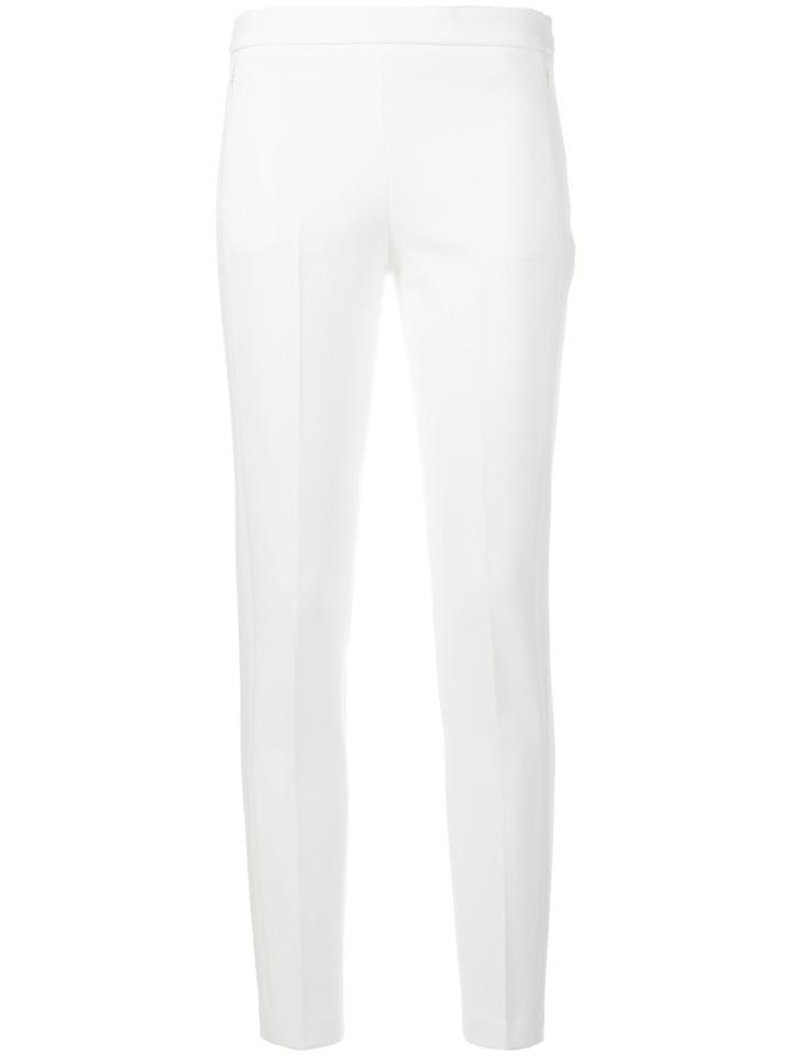 Blumarine Slim-fit Cropped Trousers - White