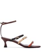 Manu Atelier Multi-strap Heeled Sandals - Brown