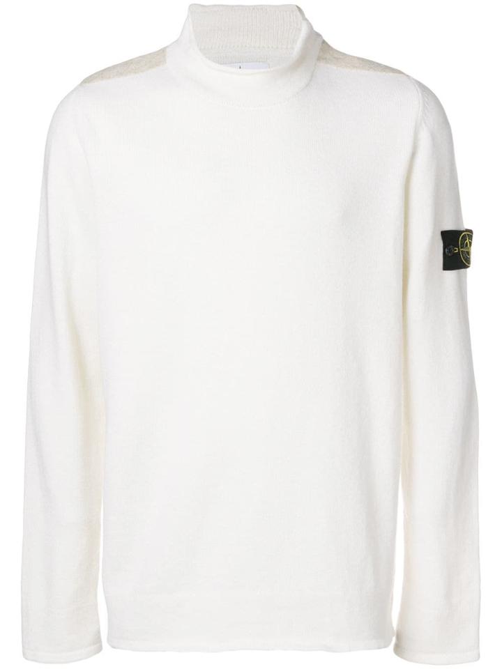 Stone Island Knit Sweater - White