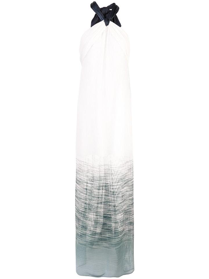 Missoni Halterneck Gradient Dress - White
