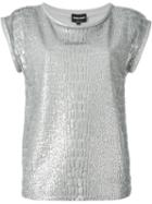 Giorgio Armani Sequin Embellished T-shirt