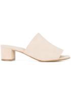 Mansur Gavriel Open Toed Mules - Brown