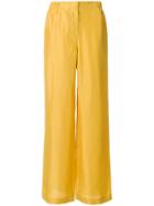 Alberta Ferretti High-waist Flared Trousers - Yellow & Orange