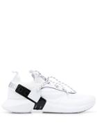 Dirk Bikkembergs Panelled Sneakers - White