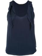 Nk Silk Top - Blue