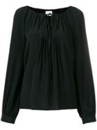 Dondup Pleated Detail Blouse - Black