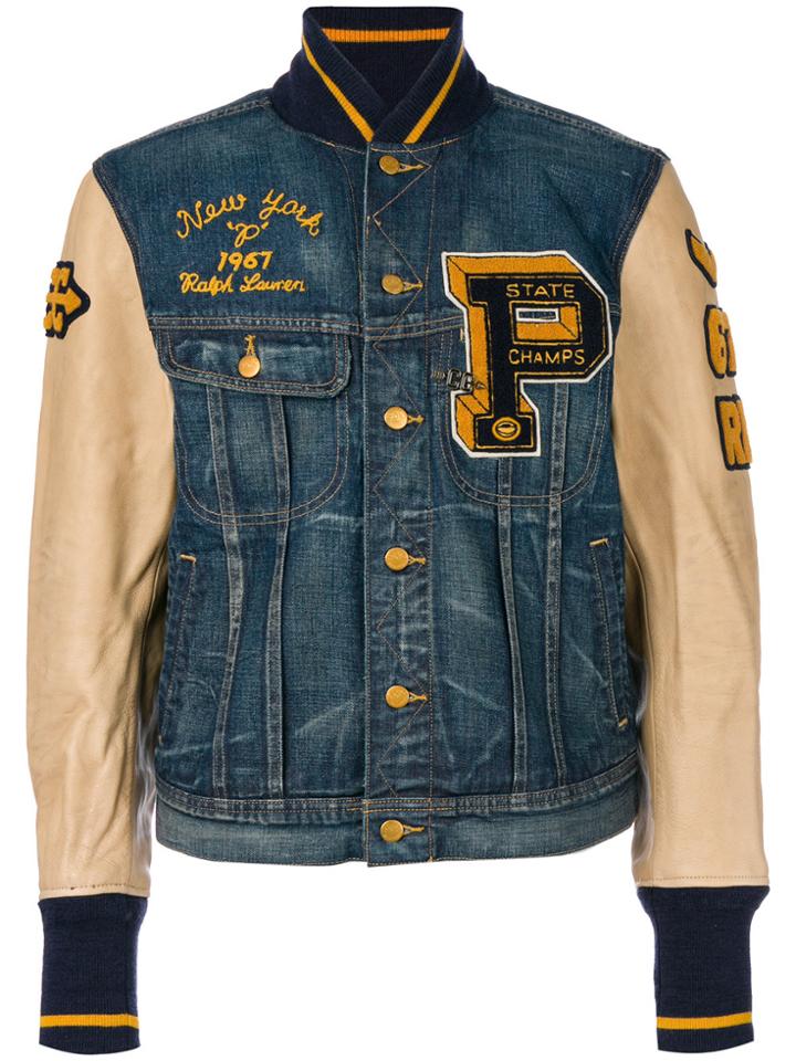 Polo Ralph Lauren Panelled Denim Jacket - Blue