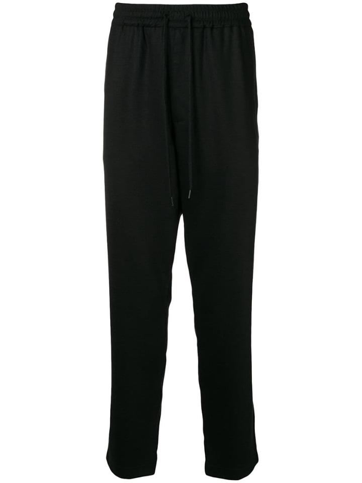 Barena High Waisted Track Pants - Black