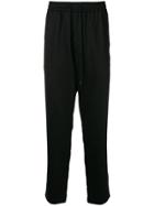 Barena High Waisted Track Pants - Black
