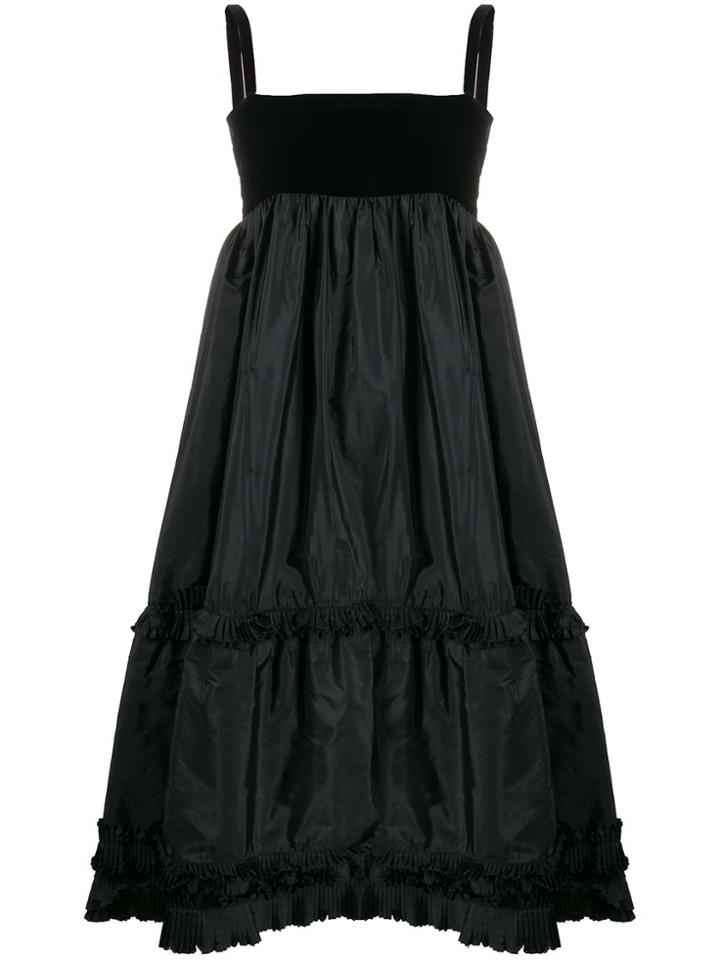 Yves Saint Laurent Pre-owned 1970s Tiered Dress - Black