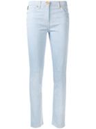 Versace Medusa Stud Skinny Jeans - Blue