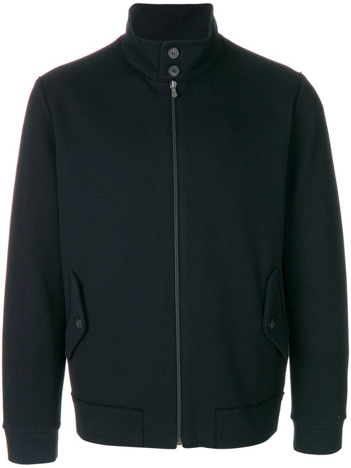 Harris Wharf London Zipped Jacket - Blue