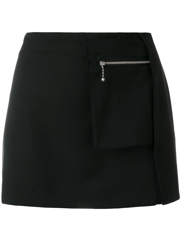 Alyx Side Slit Mini Skrit - Black