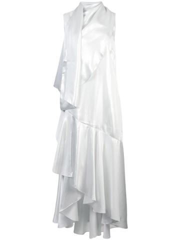 Rodebjer Asymmetric Tiered Dress - Metallic