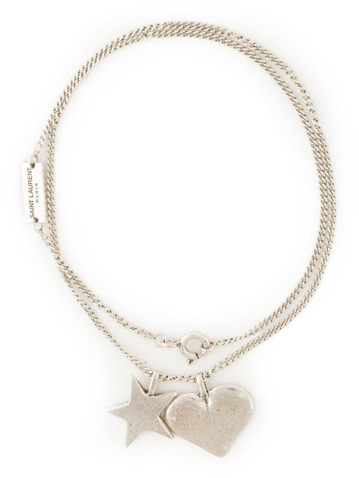 Saint Laurent Charm Detail Bracelet