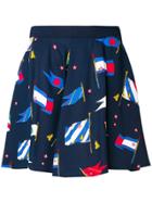 Tommy Hilfiger Flag Print Skirt - Blue