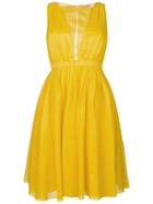 No21 V-panel Dress - Yellow & Orange