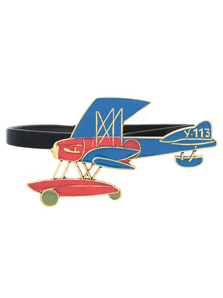 Reinaldo Lourenço Airplane Choker - Metallic