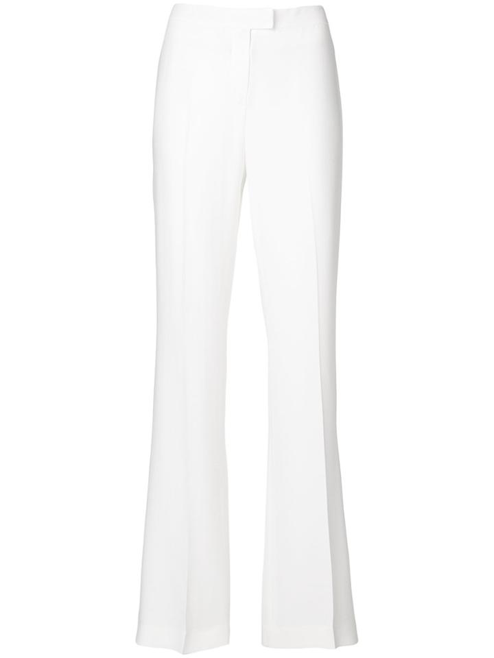 Les Copains High-waisted Flared Trousers - White