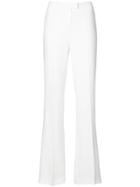 Les Copains High-waisted Flared Trousers - White