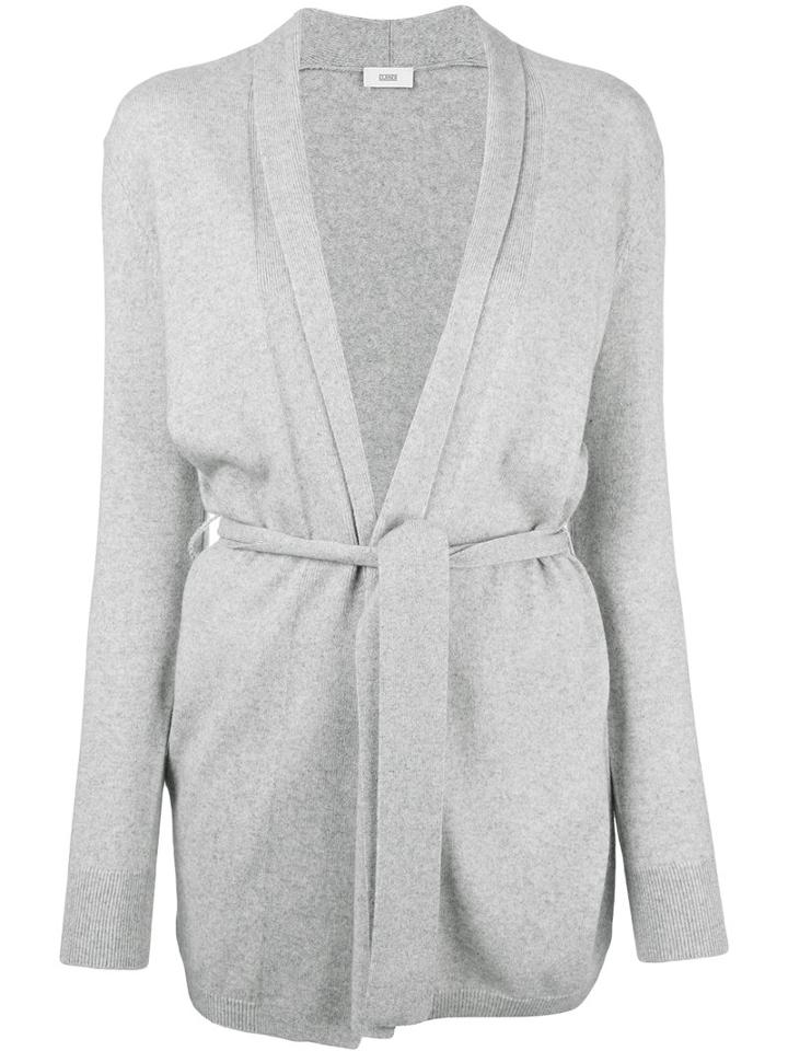 Closed Open Cardigan, Women's, Size: Xs, Grey, Nylon/viscose/cashmere/wool