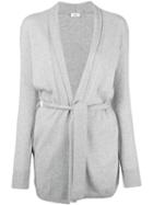 Closed Open Cardigan, Women's, Size: Xs, Grey, Nylon/viscose/cashmere/wool