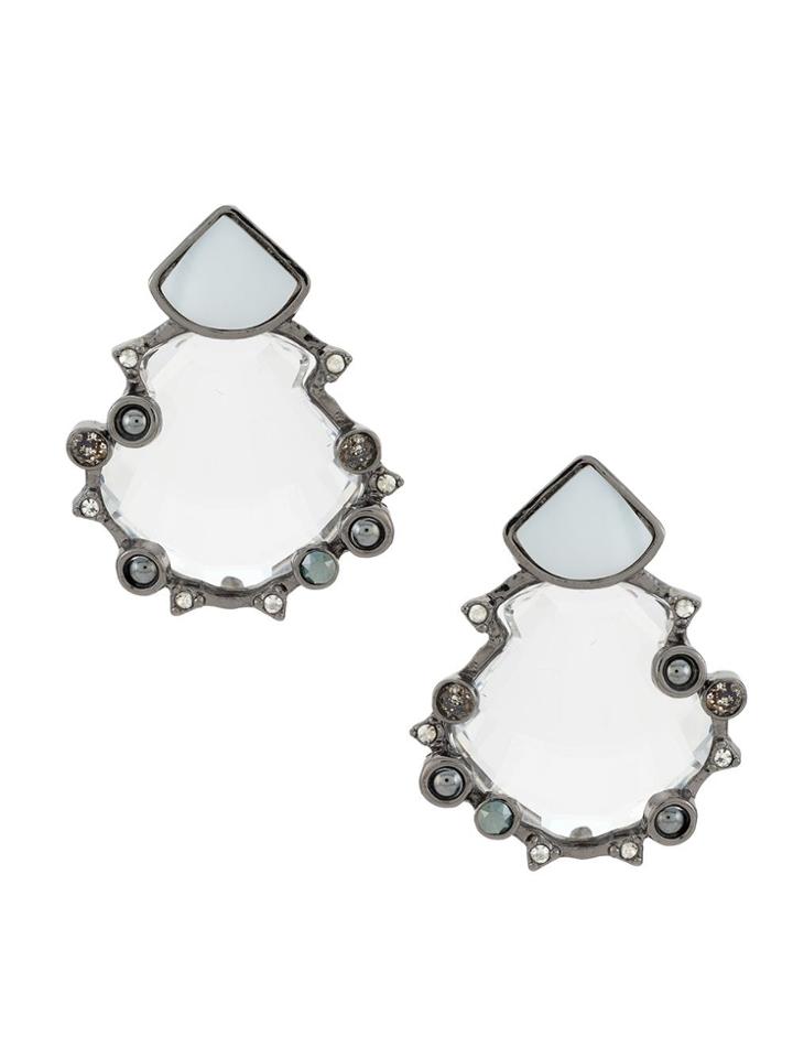 Camila Klein Concha Earrings - Black