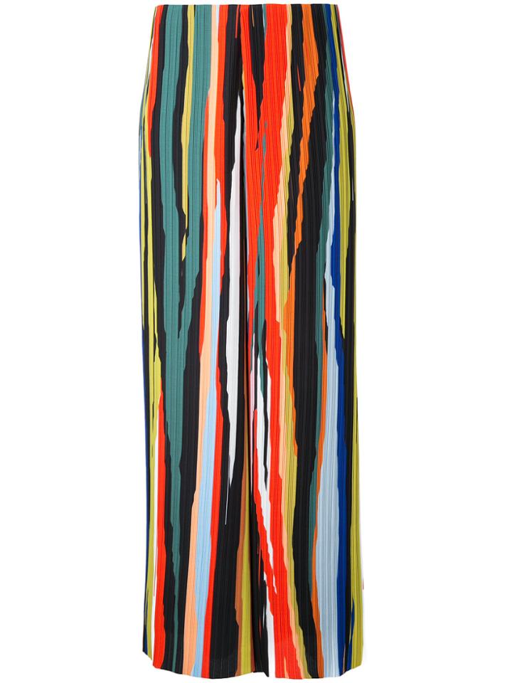 Solace London Stripe Pleated Trousers - Multicolour