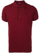 Diesel Brand Stud Polo Shirt, Men's, Size: Large, Red, Cotton/spandex/elastane