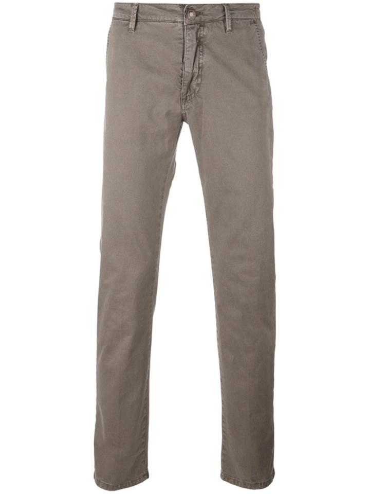 Barba Slim Fit Chinos - Green
