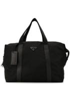 Prada Pre-owned Logo Weekend Bag - Black