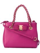Salvatore Ferragamo Melike Shoulder Bag, Women's, Pink/purple, Leather
